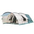 Tente tunnel familiale - Skandika Hafslo 5 Sleeper Protect - tente de camping, sol cousu, cabine noire-0