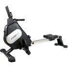 BIGZZIA Rameur Magnétique Rameur d'appartement, avec LCD Console et 16 Niveaux de résistance, Rail en Aluminium, Silencieux