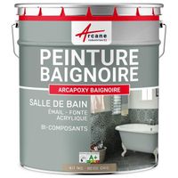 Peinture baignoire et lavabo - émail, acrylique et fonte-   RAL 6034 Turquoise Pastel - Kit de 2.5 Kg jusqu'à 8m² pour 2 couches