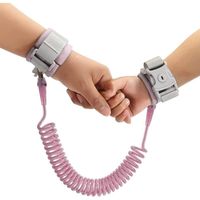 Lien de Poignet Anti-Perte, Corde de Bracelet de sécurité pour bébés, Tout-Petits, Enfants, 150 cm, élastique et réglable