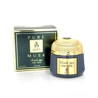 Encens Ayat Perfumes  PURE MUSK 70 gm - Créer Une Ambiance Unique  Bakhour Authentique Fabriqué à Dubaï NOTE: Musc Ambre Vanille