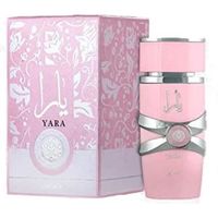 Parfum YARA 100 ml Pour Femmes Un Fragrance Oriental de Dubai en Note Arabian Ambré, Boosé et Vanillié Attar Arabe Pour Femme