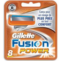 GILLETTE Fusion Power  8 Lames de Rasoir
