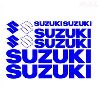 10 stickers SUZUKI – BLEU ROI – sticker GSR GSXR SV GSXS Bandit - SUZ400