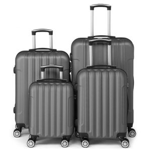 Lot 4 Valises Royal Swiss, Dont Une XL - ABS, 75 Cm, Neuves Sous Emballage