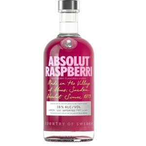 VODKA Absolut - Raspberri - Vodka aromatisée - 38,0% Vol
