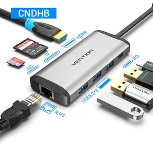 HUB HDMI 8-en-1 CND - HUB USB C vers Multi USB 3.0 HDM