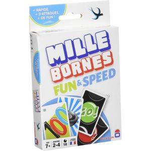JEU SOCIÉTÉ - PLATEAU Jeu de société Mille Bornes Fun and Speed - Course