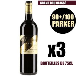 VIN ROUGE X3 Château Latour-Martillac 2015 75 cl AOC Pessac-