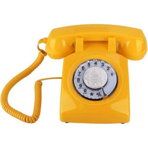 Téléphone fixe des années 1960 Style téléphone à Cadran Rotatif r