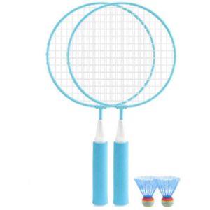 Sac Piscine Enfant Speedminton Set Junior 2 Raquettes - Pour Enfants - Aluminium Léger - Avec Volants FUN Speeder - Multicolore 6-12 Ans