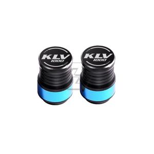KIT CARROSSERIE Bleu - Couvercle de Valve de pneu de roue, accessoires de jante de moto pour Kawasaki KLV1000 KLV 1000