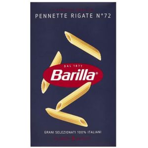 PENNE TORTI & AUTRES BARILLA Penne Rigate -Pâtes italiennes en tube, pâ