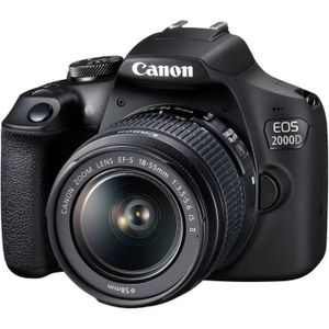 APPAREIL PHOTO RÉFLEX Canon EOS 2000D EF-S 18-55 IS II Kit Appareil phot