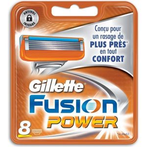 LAME DE RASOIR SEULE GILLETTE Fusion Power  8 Lames de Rasoir