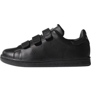 BASKET Basket adidas Originals Stan Smith Bébé - Noir - Cuir - Lacets