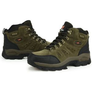 CHAUSSURES DE RANDONNÉE Alpinisme Chaussures Homme Marche Outdoor -Rando Suédé Cuir Femme Hautes Imperméablre Maintien