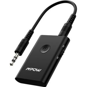 Andven Transmetteur Bluetooth, USB sans Fil Transmetteur De Musique Stéréo,  AptX Faible Latence Adaptateur pour PC, Haut-parleurs, TV, MP3 / MP4