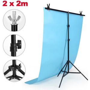 Phot-R 3m t/élescopique Fond Support Barre Transversale Extensible en Aluminium 3 Sections en Alliage Croix Bras pour Mousseline Toile et Fonds en Vinyle. Papier Non-tiss/é Coton