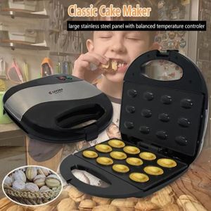 GAUFRIER Gaufrier,Mini machine à gâteau aux noix électrique