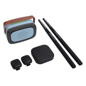 BATTERIE Shipenophy Kit Batterie Électronique Air Portable Set virtuel de tambour pour débutants et adultes