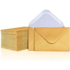 Mini carte et enveloppe - motif PLUME