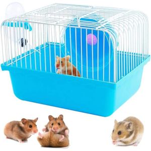 CAGE Cage pour Hamster, Cage pour Hhamster Avec Mangeoi