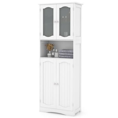 FOREHILL Mobile a Specchio per Bagno Armadietto da Parete, Mobile Bagno