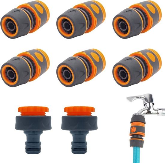 RACCORDS RAPIDES EN Plastique Facile ?? Utiliser Pour Tuyau D'arrosage