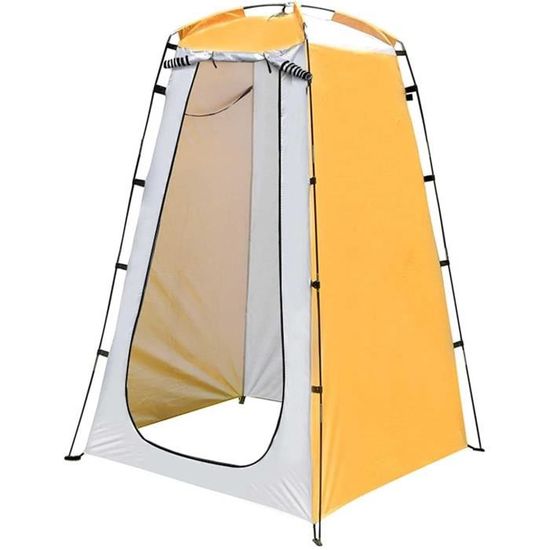 Tente Pop-up De Douche/toilette - 120x120x190 Cm - Protection UV, Fenêtre Aérée - Sac Inclus - Pour Camping, Plage, Festival