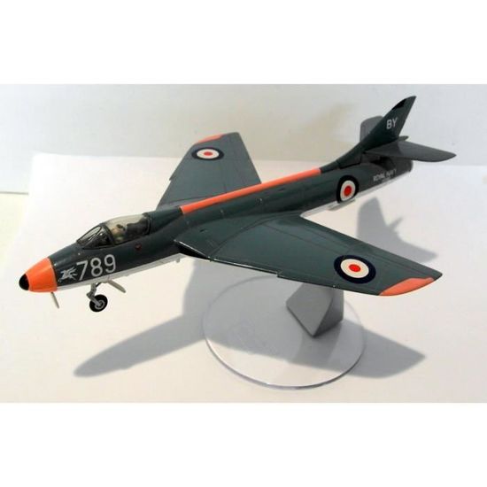 Corgi Hawker Hunter F Mk6 échelle 1/72 - Diecast Noir - RAF Black Arrows - Boîte Abîmée
