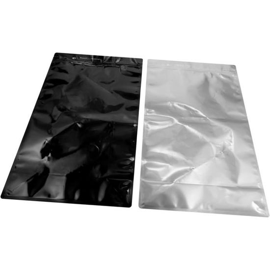 Sacs Refermables En Feuille Métallique Dorée - 100 Pièces étanches à La Chaleur (5x7 Pouces)