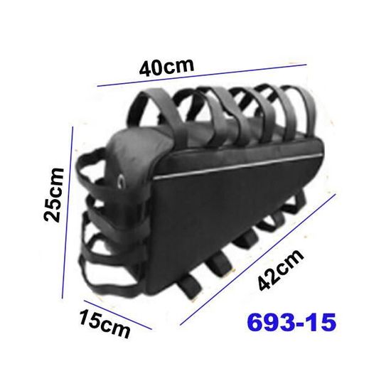 Sacoche De Vélo étanche 29x11x8 Cm Pour Contrôleur De Batterie - Fixable Au Cadre, Idéale VTT, Route, électrique