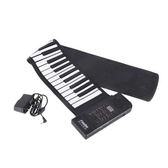 Piano en Silicone Flexible à 61 touches, Portable, enroulable, USB, clavier  électronique MIDI, orgue – acheter aux petits prix dans la boutique en