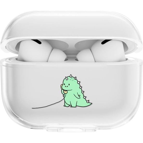 Coque En TPU Flexible Pour AirPods Pro 3 - Étui Protecteur Léger Avec Attache Métal