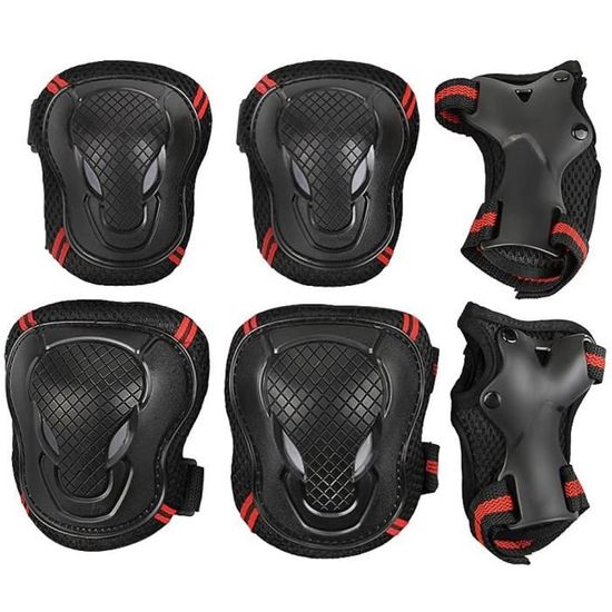 Protections Rollers Enfant Kit Protection Enfants - Genouillères, Coudières, Protège-poignets - Pour Patinage, Vélo, Skate - Taille Unique équipement Protection Enfant EVA ABS