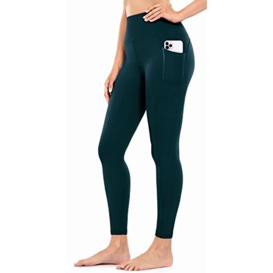 Legging De Yoga Cargo Pour Femme Avec Poches à Rabat, Taille Haute, Contrôle Du Ventre, Collants De Sport Extensibles, Petit