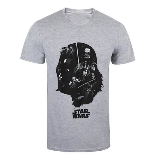 Star Wars T-Shirt Uomo - Mandalorian Grogu Archer Warrior - Colore Nero, Taglia XS - Licenza Ufficiale, 100% Originale
