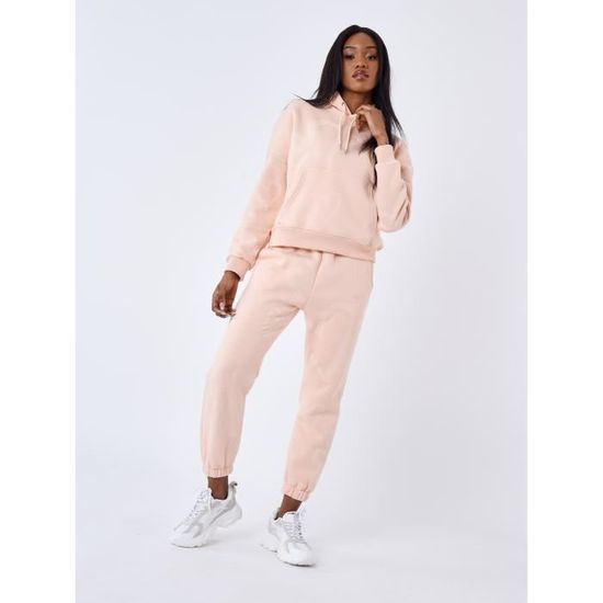 Jogging femme peau de peche Cdiscount