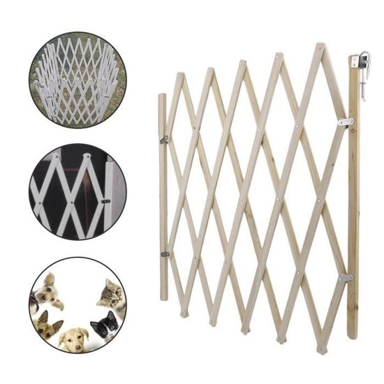 Magnifique Clôture Trellis en bois Extensible Peut s'étendre de 25 à