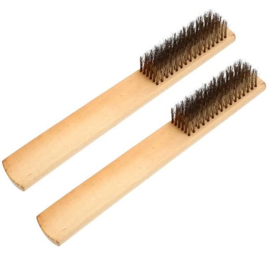 Lot De 4 Brosses à Chaussures En Bois - Poils Doux Pour Nettoyage Et Cirage Du Cuir