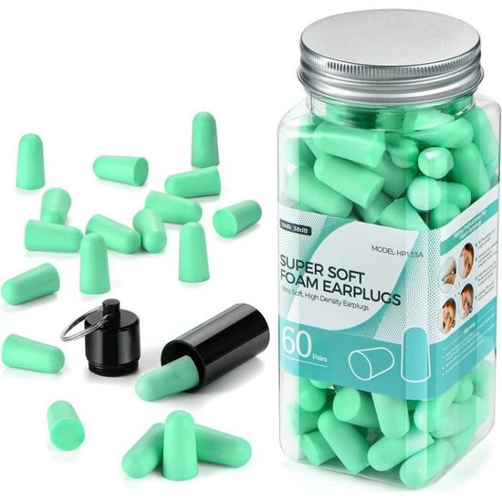 Bouchons D'oreilles Antibruit Pour Sommeil - Réduction Sonore A+, Confortables, Pour Nuit Tranquille
