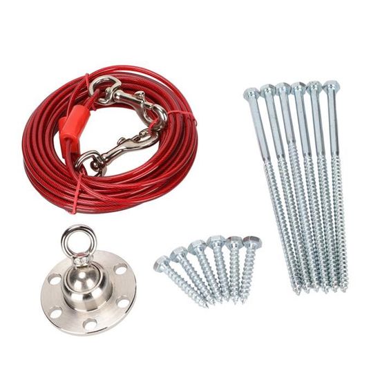 Chstarina Ancrage Spirale Pour Chien,Piquet D'attache Pour Chien Câble D'attache Pour Chien Et