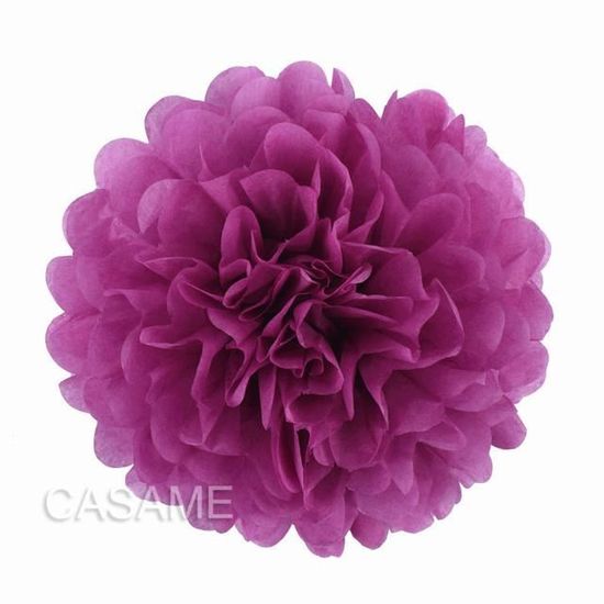 Pompons En Papier De Soie Doré - Lot De 3, Diamètre 23cm - Avec Ficelle Et Adhésif - Décoration Fête Anniversaire, Noël - 10