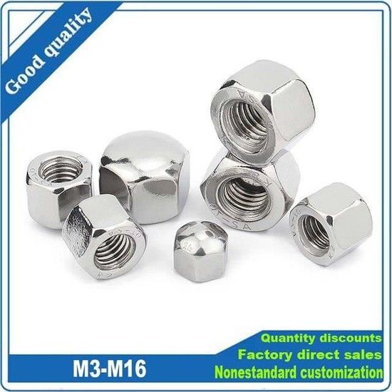 Lot D'écrous Hexagonaux En Aluminium Léger - Tailles M3 à M16 - Neuf Sous Sachet - Pour Bricolage Et Modélisme