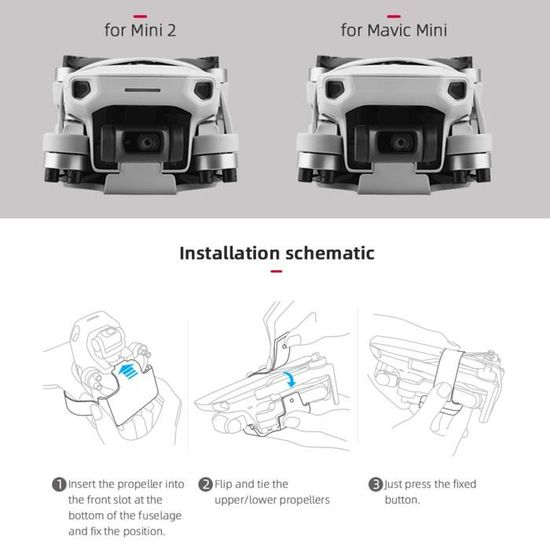 Support Amortisseur Pour Drone DJI Mavic Mini - Réduction Des Vibrations Caméra - Compatible Mini 1, Mini 2, Mini SE