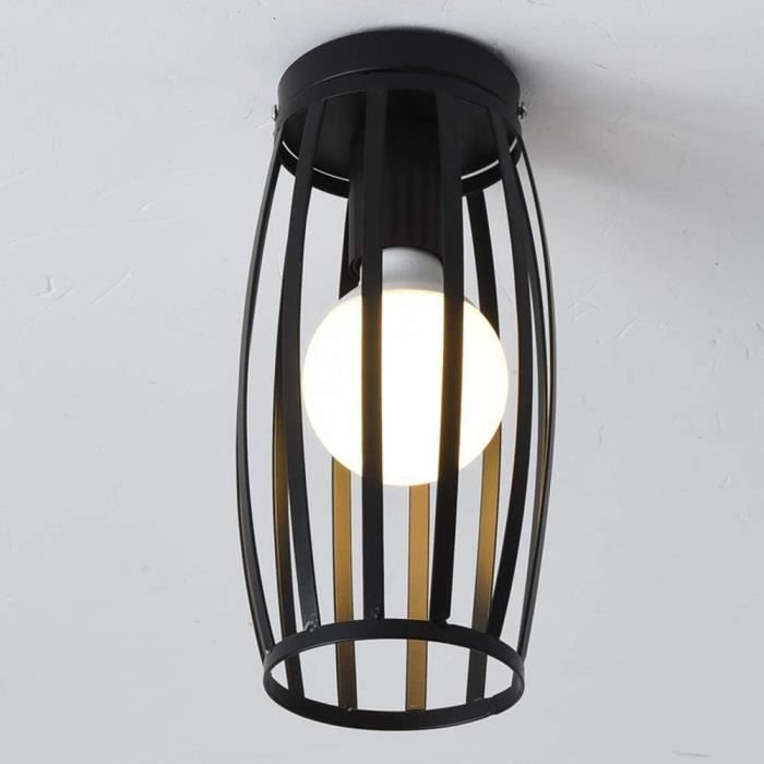 Mengjay Industriel Suspension Luminaire Rétro Lustre Plafonnier Vintage Lampe Éclairage De