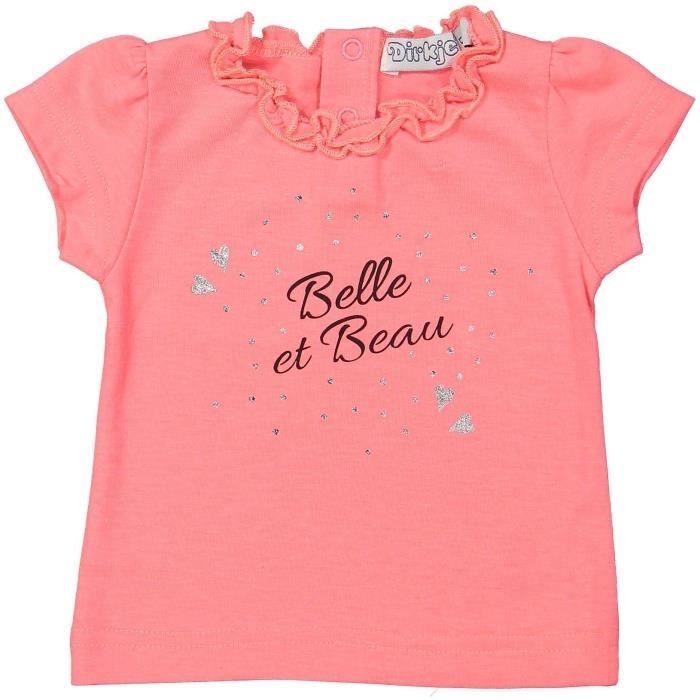 Dirkje T Shirt Neon Rose Bebe Fille Cdiscount Pret A Porter Dirkje T Shirt Neon Rose Bebe Fille Cdiscount Pret A Porter
