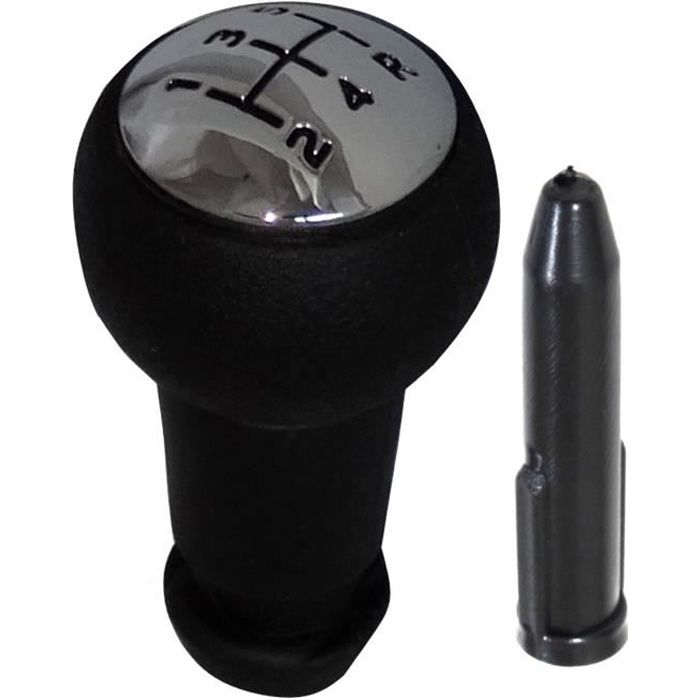 Pommeau de levier de vitesse + cône pour Peugeot 106 206 306 406 806 107 207 307 407 607 807 108 208 308 408 508 3008 Partner