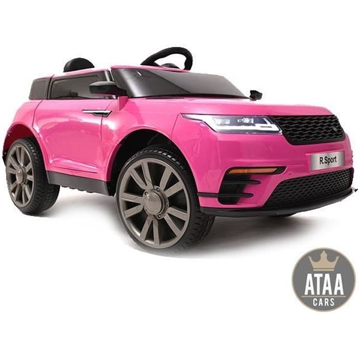 R-Sport 12v télécommande Rose - Voiture électrique pour enfant avec batterie 12v et télécommande